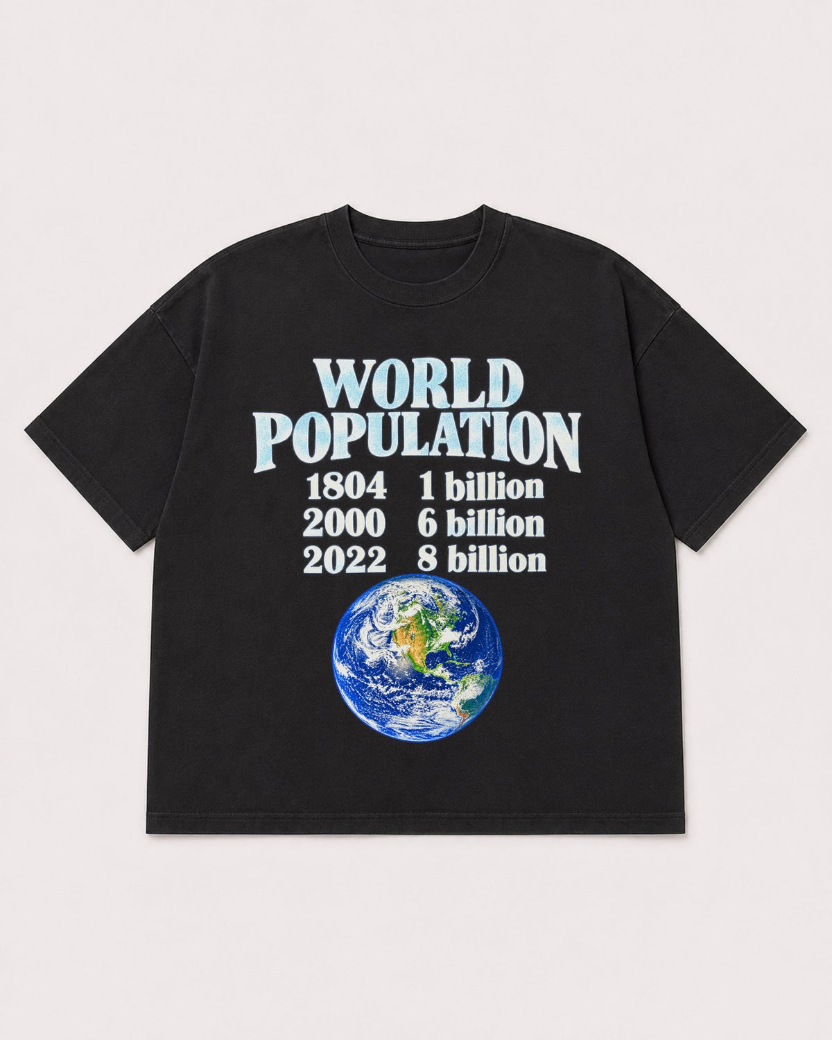 Mockup Boxy Heavyweight Tee Black product