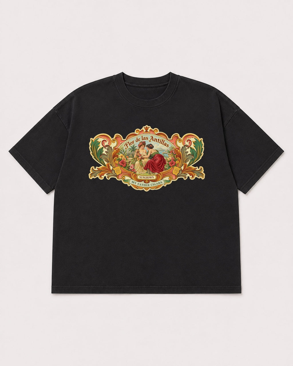 Mockup Boxy Heavyweight Tee Black product