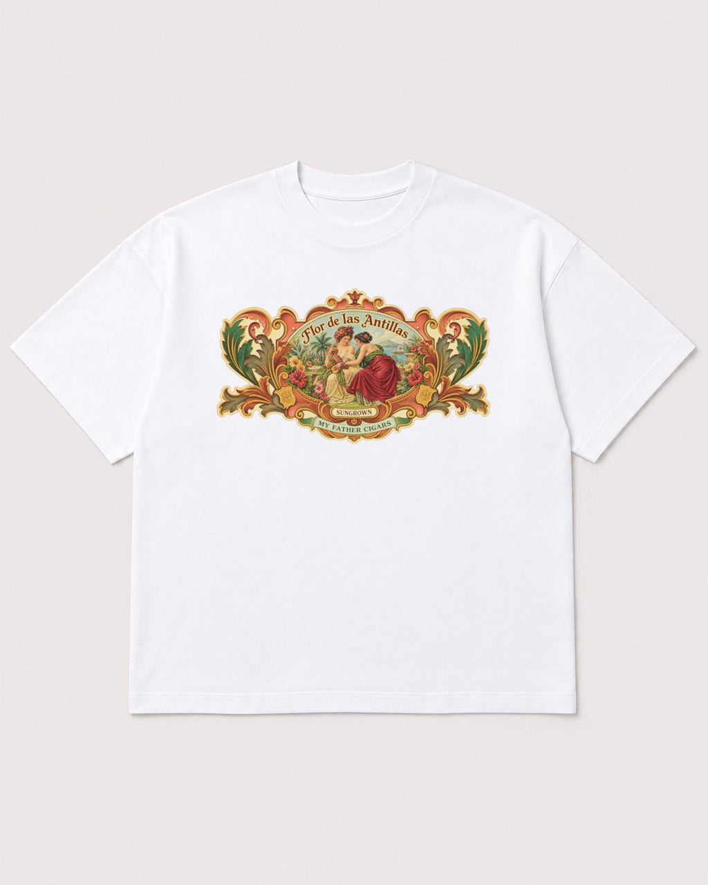 Mockup Boxy Heavyweight Tee White product