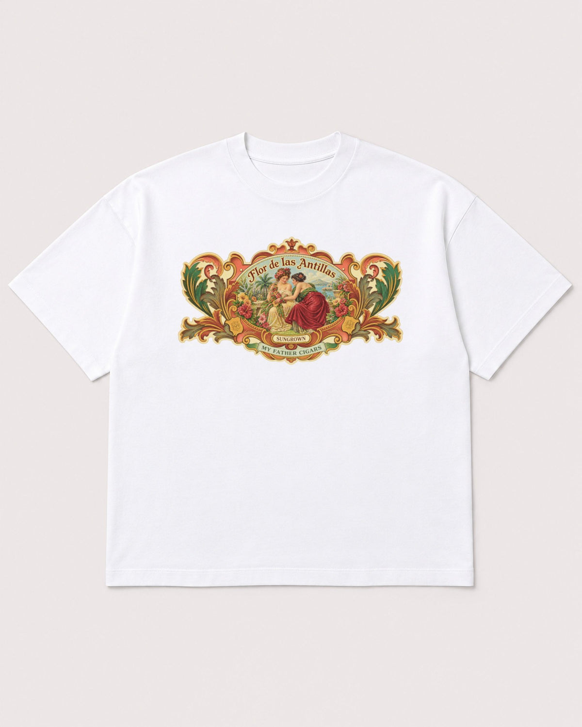 Mockup Boxy Heavyweight Tee White product