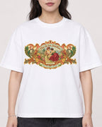 Mockup Boxy Heavyweight Tee White female close-up 03