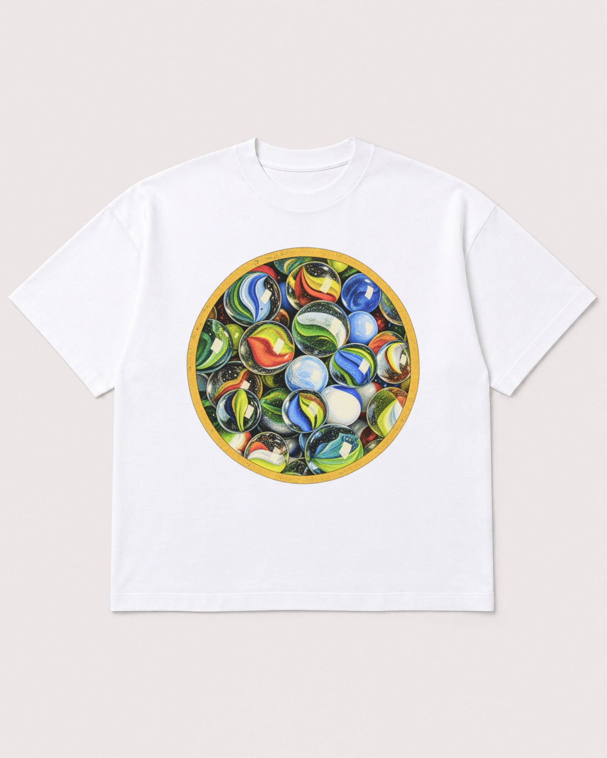 Mockup Boxy Heavyweight Tee White product