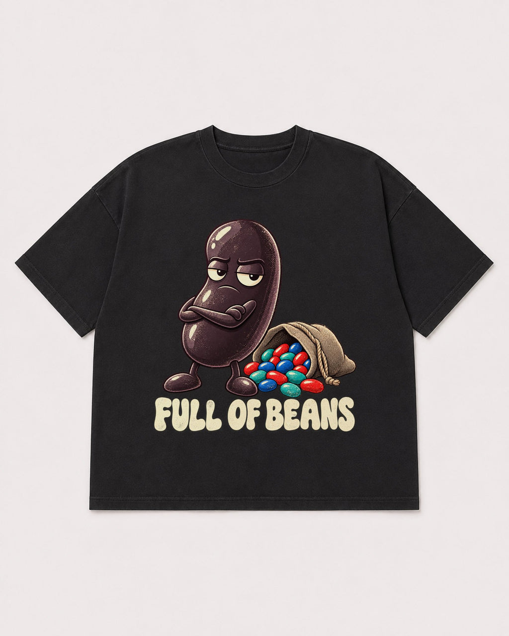 Mockup Boxy Heavyweight Tee Black product