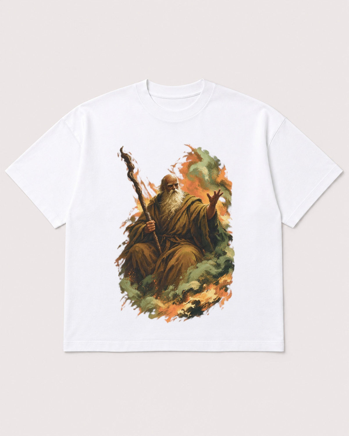 Mockup Boxy Heavyweight Tee White product