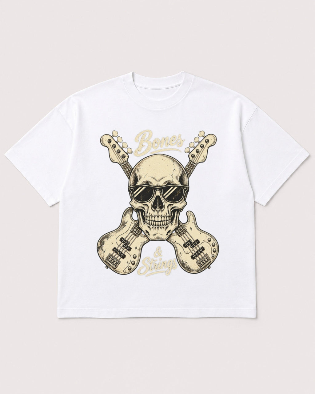 Mockup Boxy Heavyweight Tee White product