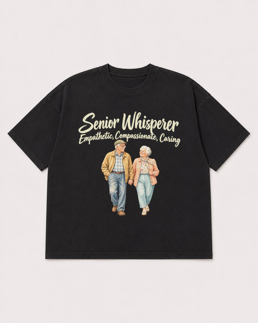 Mockup Boxy Heavyweight Tee Black product