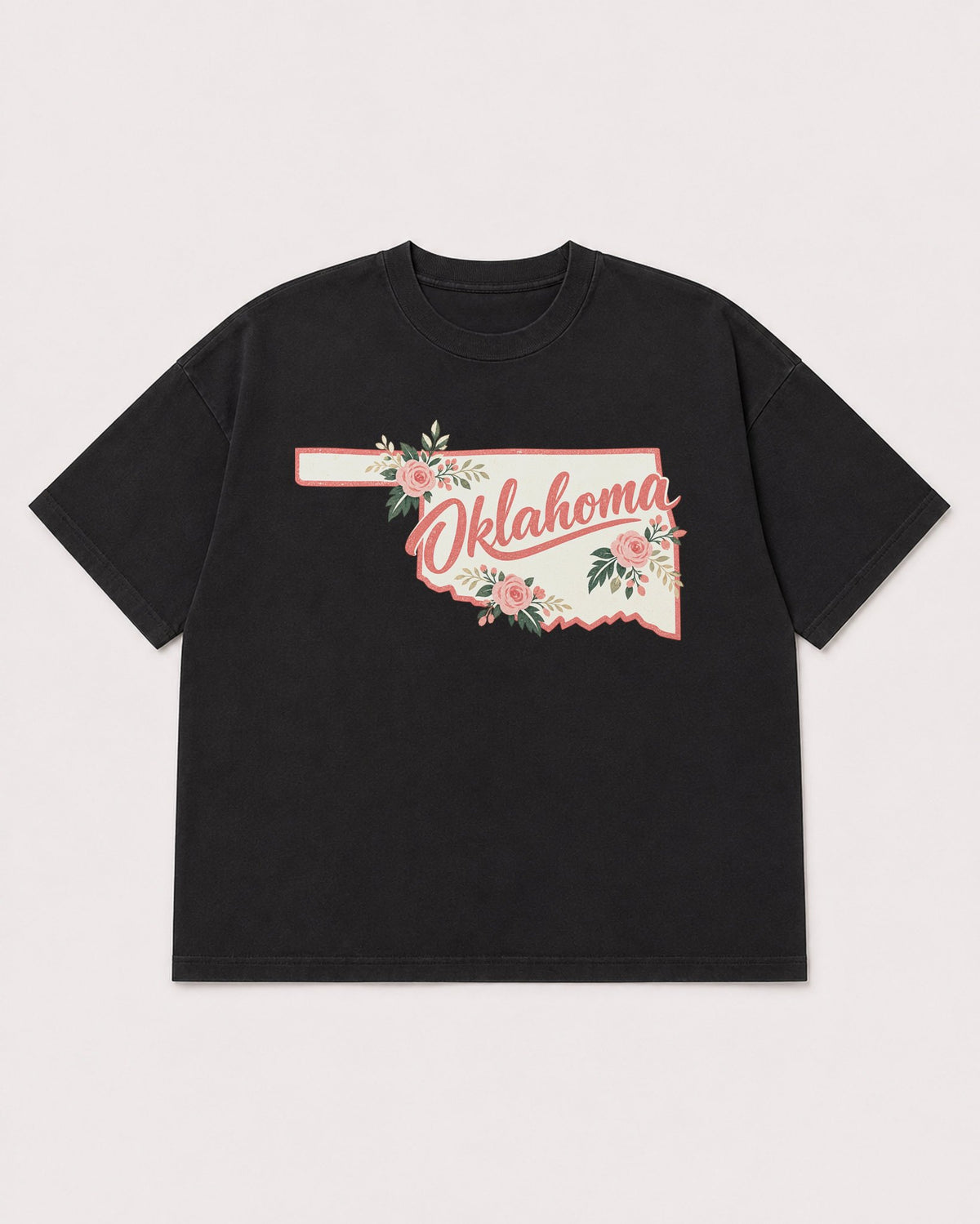 Mockup Boxy Heavyweight Tee Black product