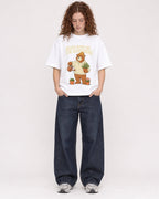 Mockup Boxy Heavyweight Tee White female full-body 09