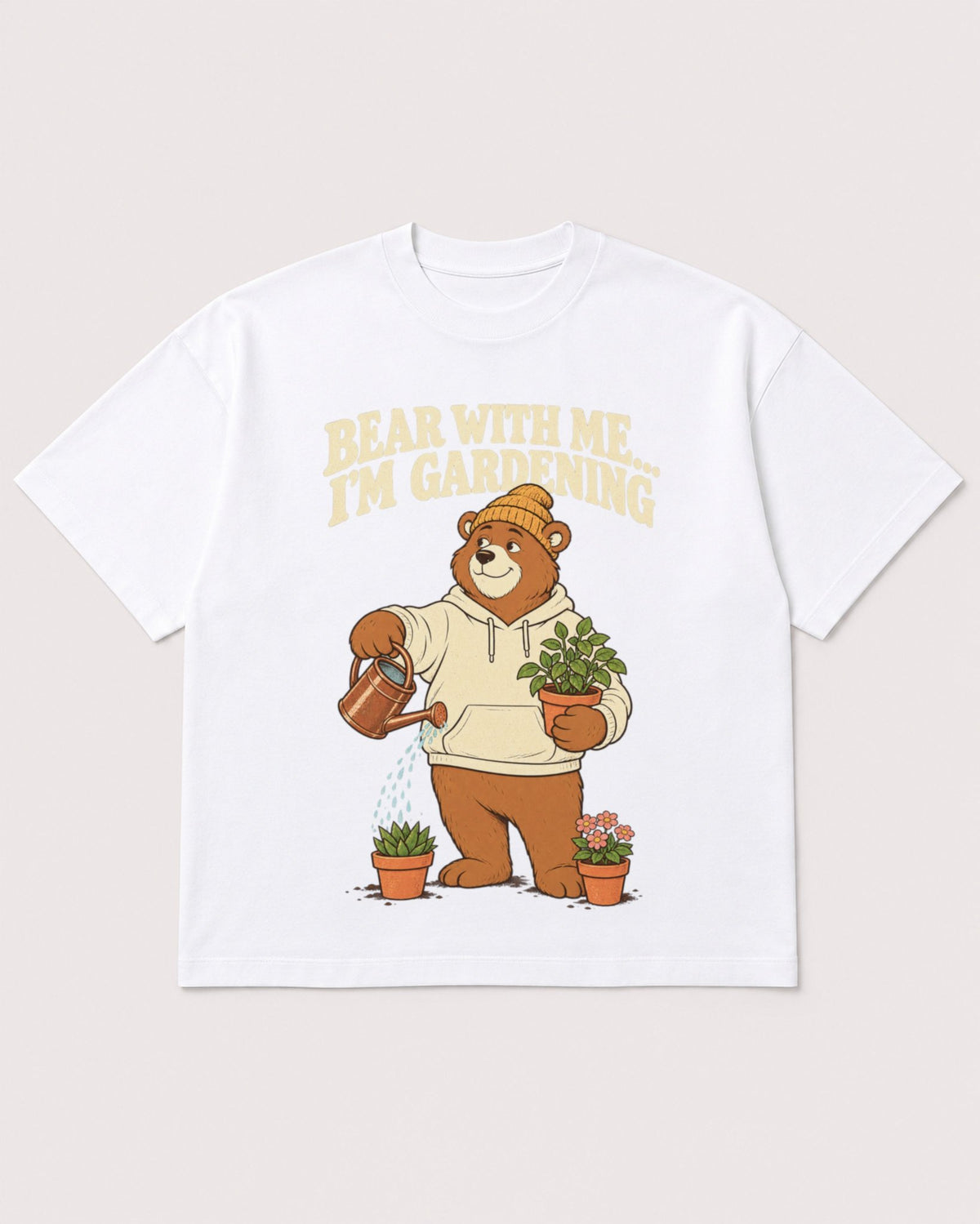 Mockup Boxy Heavyweight Tee White product