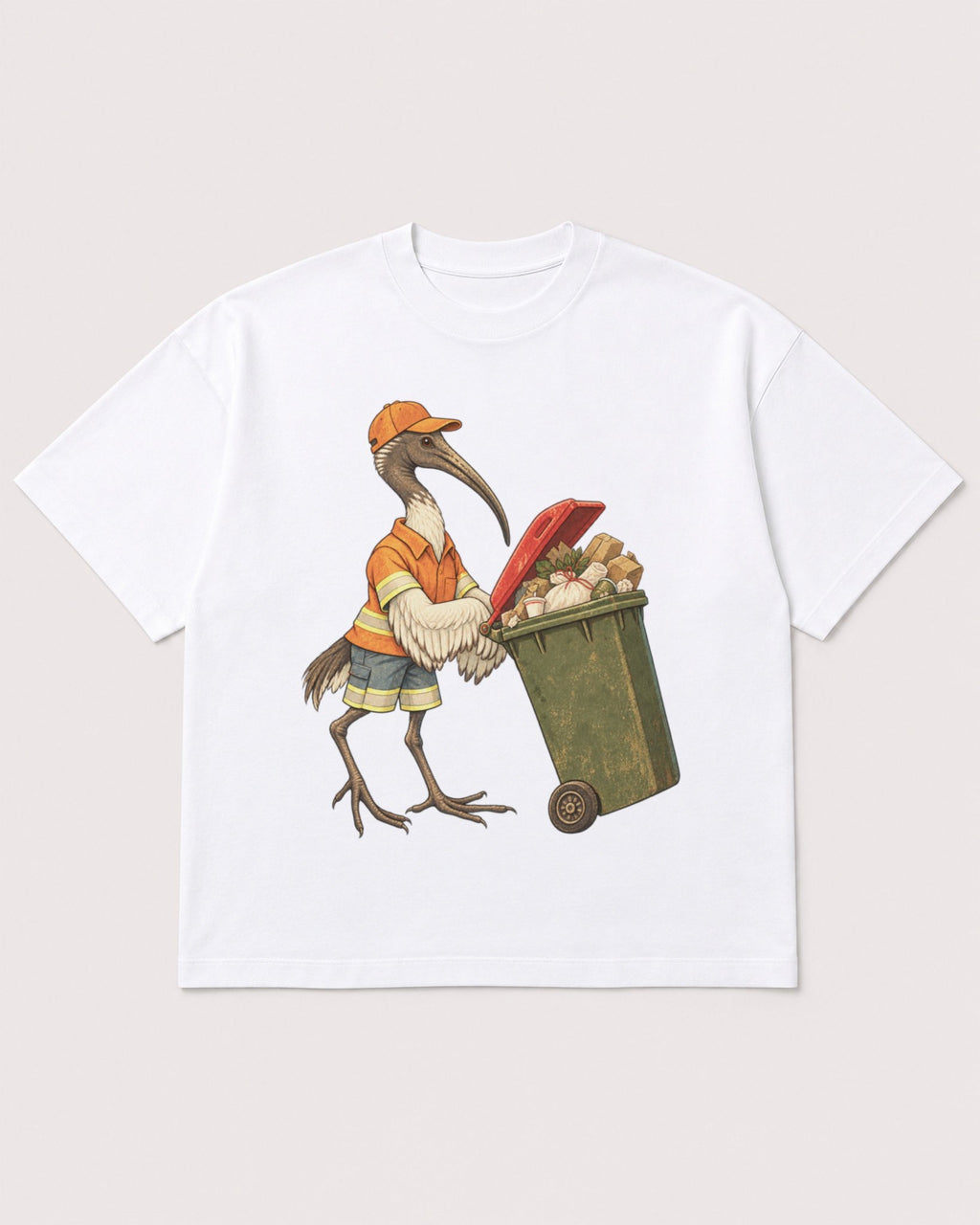 Mockup Boxy Heavyweight Tee White product