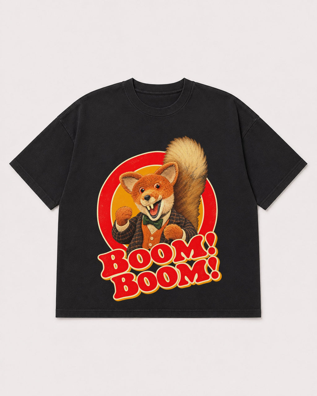 Mockup Boxy Heavyweight Tee Black product