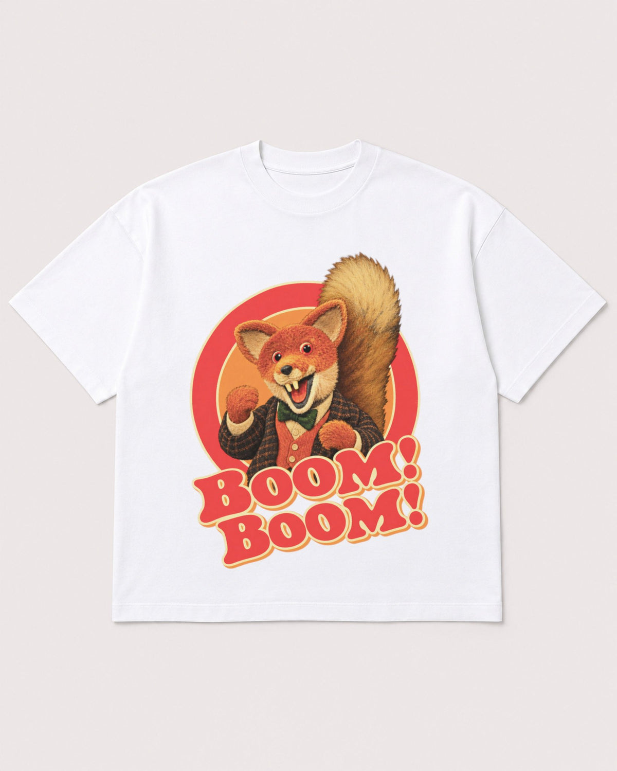 Mockup Boxy Heavyweight Tee White product