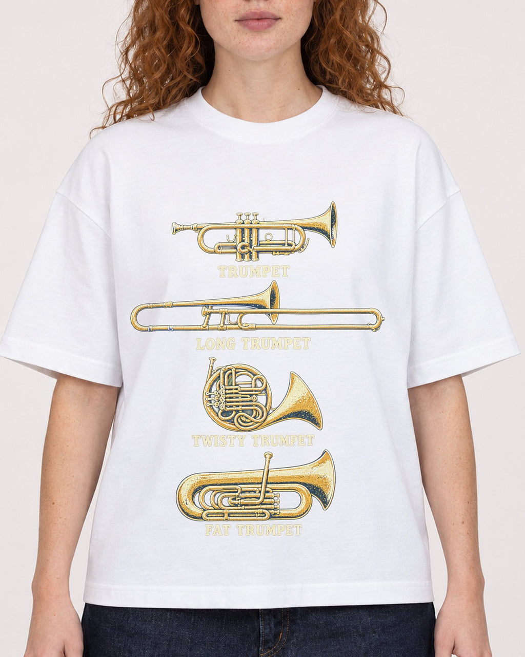 Mockup Boxy Heavyweight Tee White female close-up 09