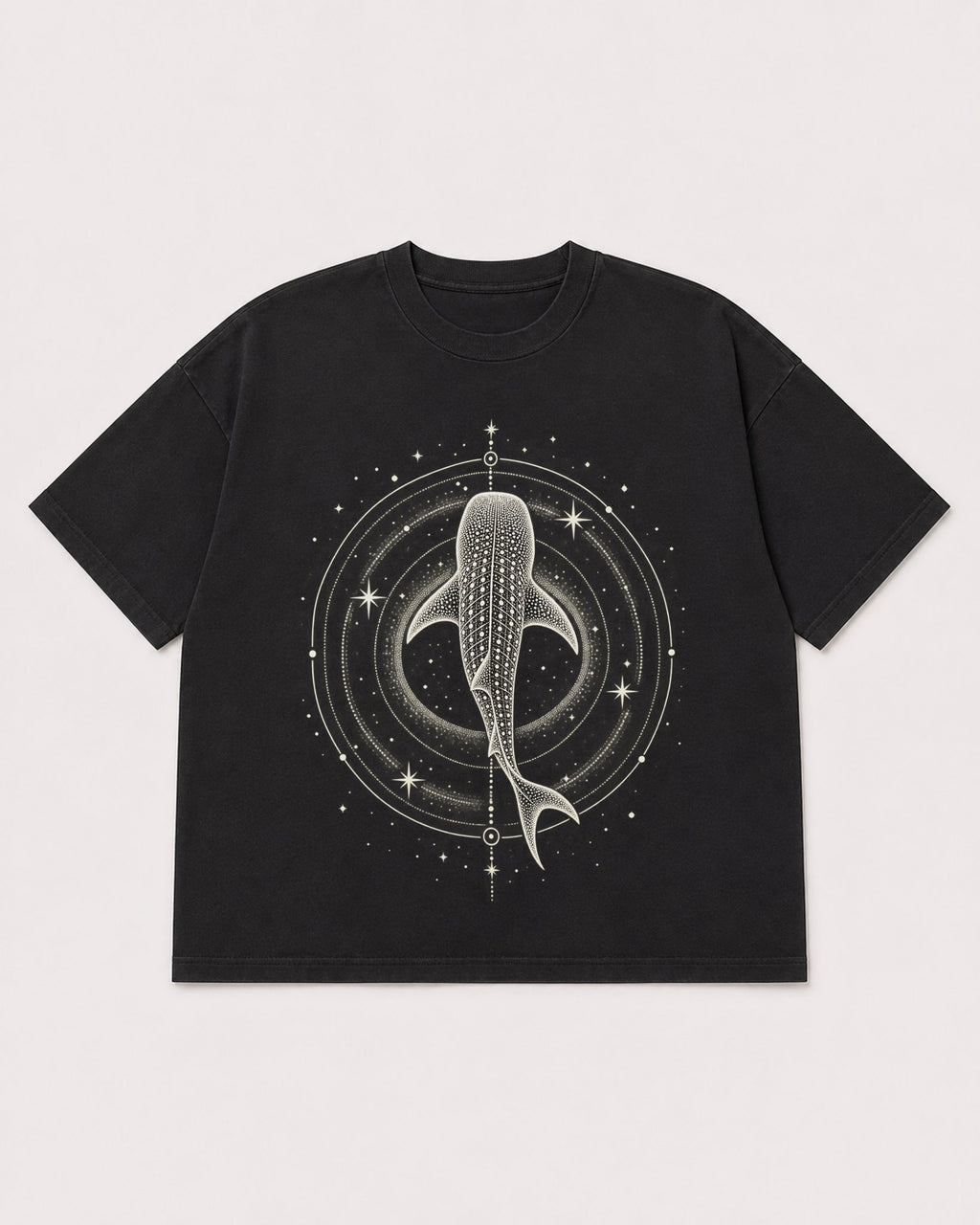 Mockup Boxy Heavyweight Tee Black product