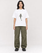 Mockup Boxy Heavyweight Tee White female full-body 22