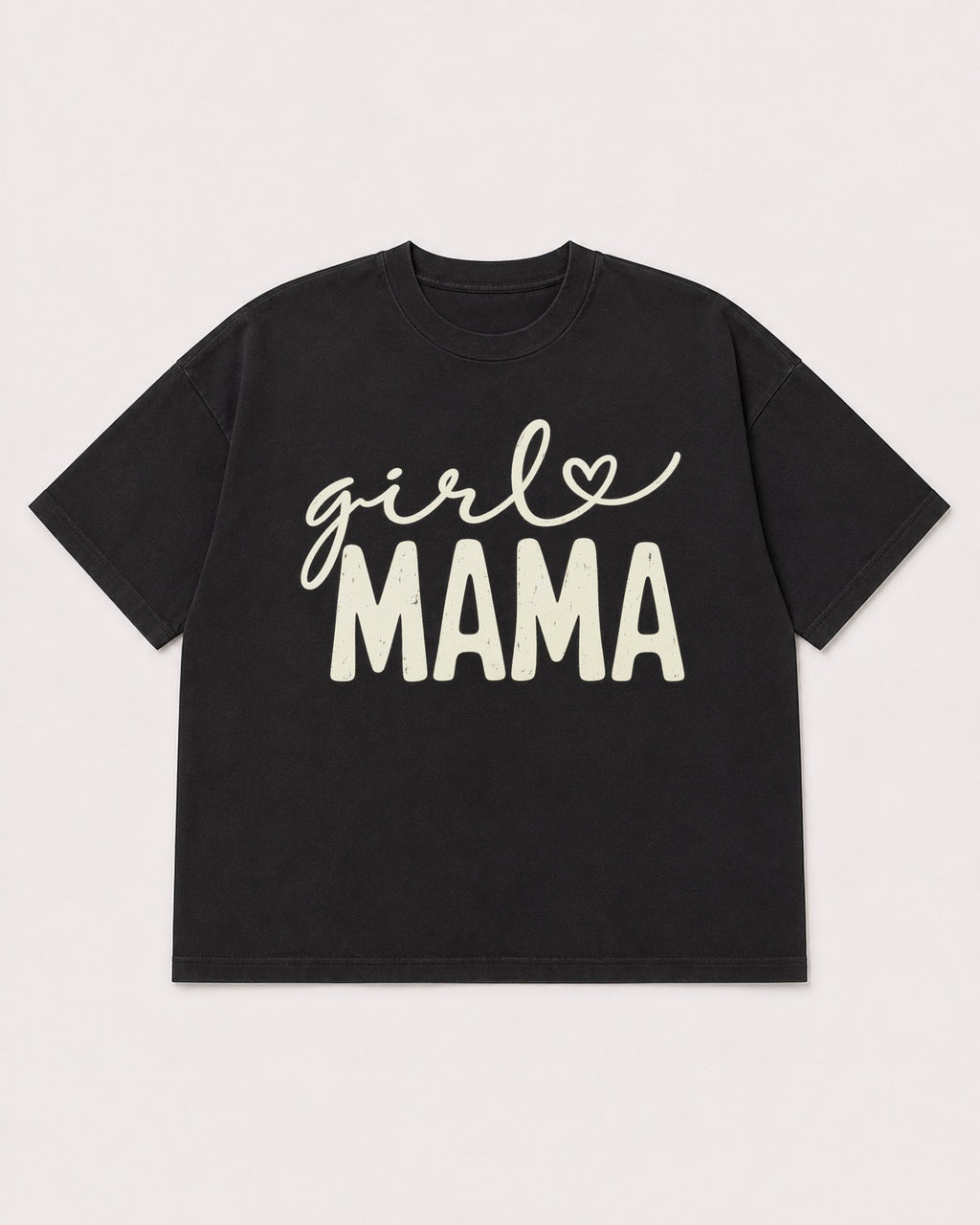 Mockup Boxy Heavyweight Tee Black product