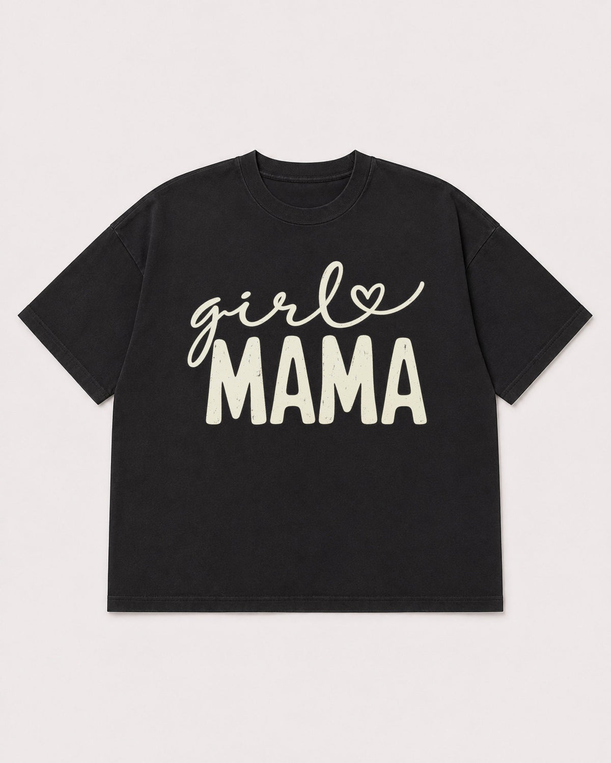 Mockup Boxy Heavyweight Tee Black product