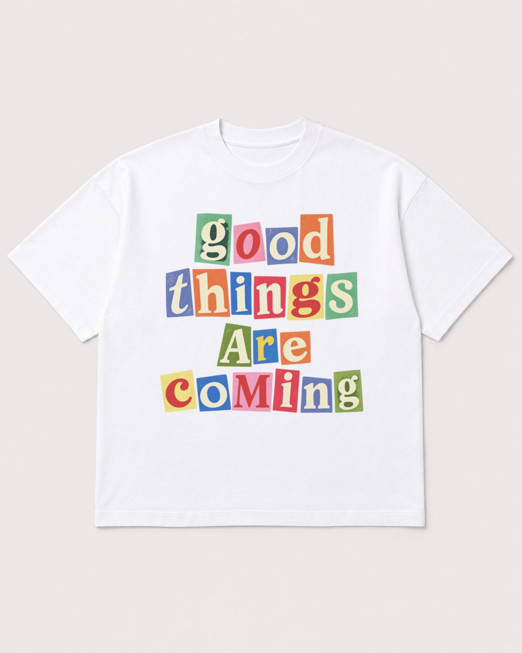 Mockup Boxy Heavyweight Tee White product