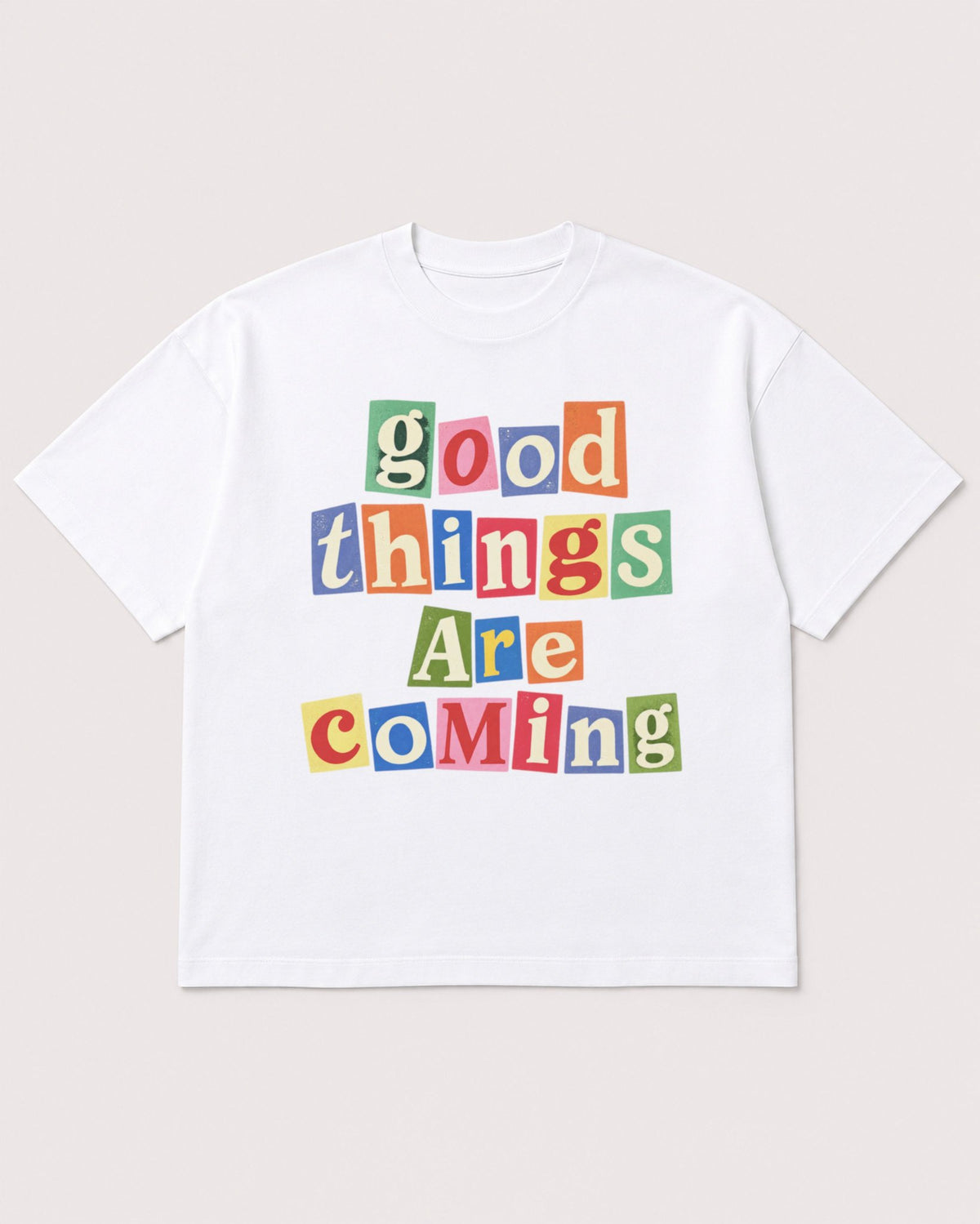 Mockup Boxy Heavyweight Tee White product