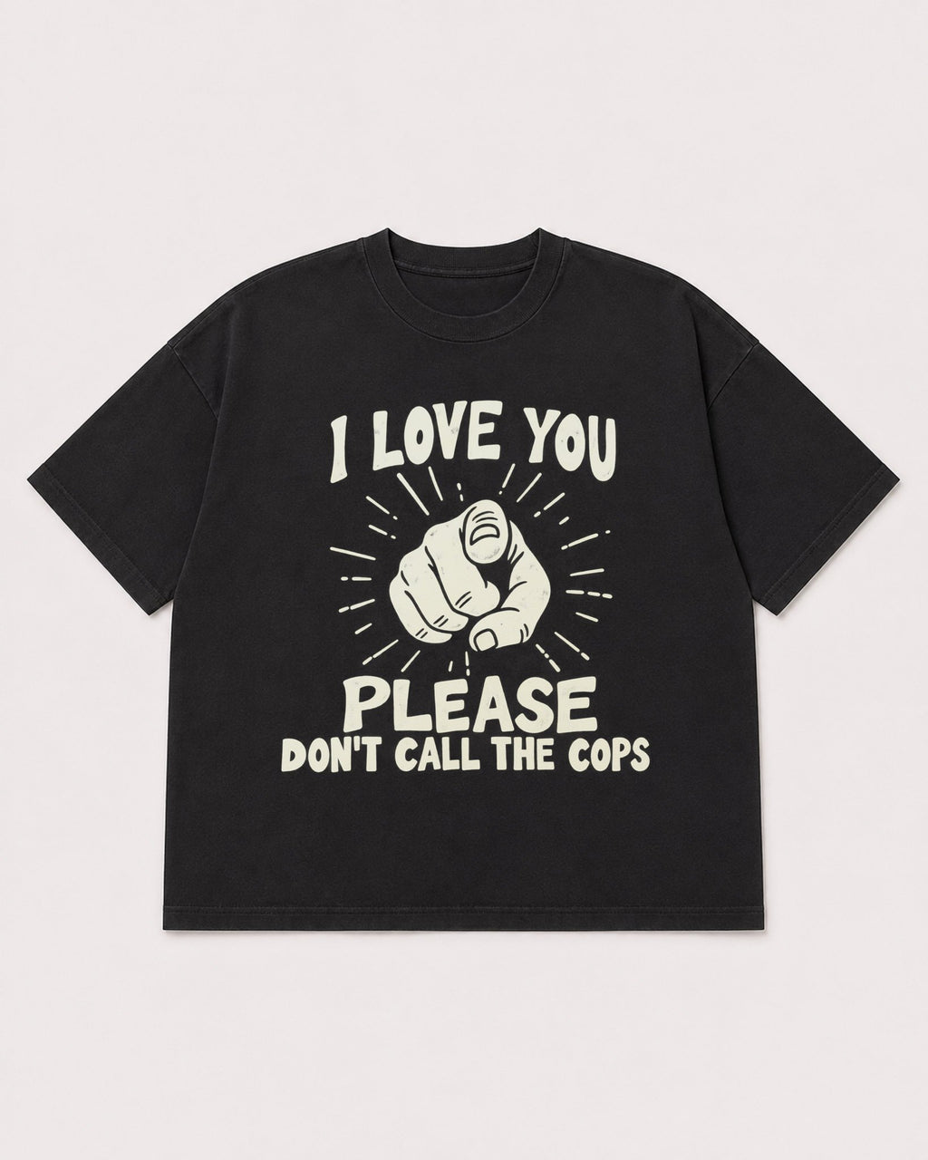 Mockup Boxy Heavyweight Tee Black product