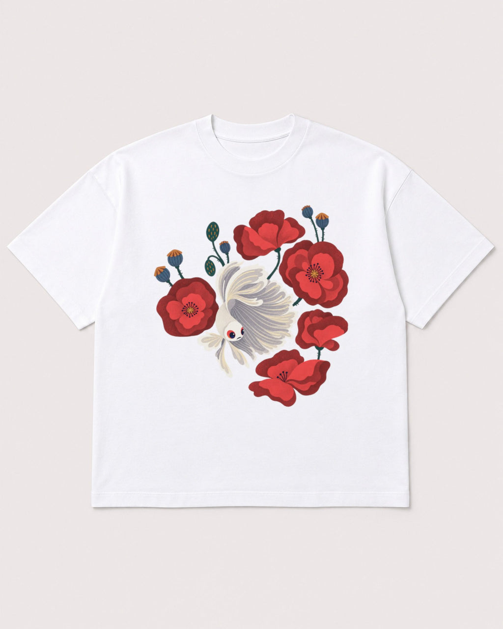 Mockup Boxy Heavyweight Tee White product