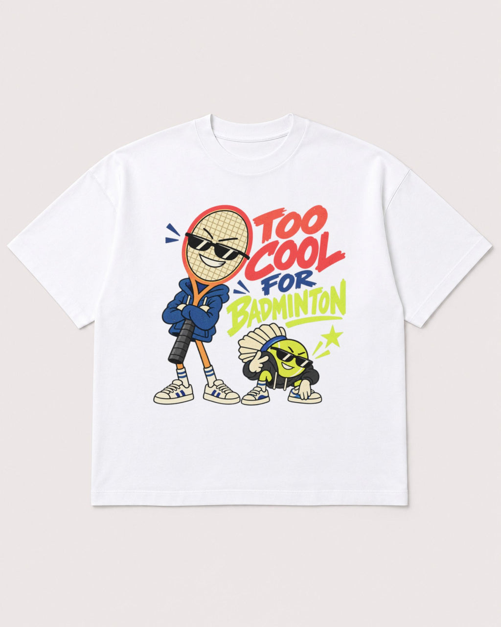 Mockup Boxy Heavyweight Tee White product