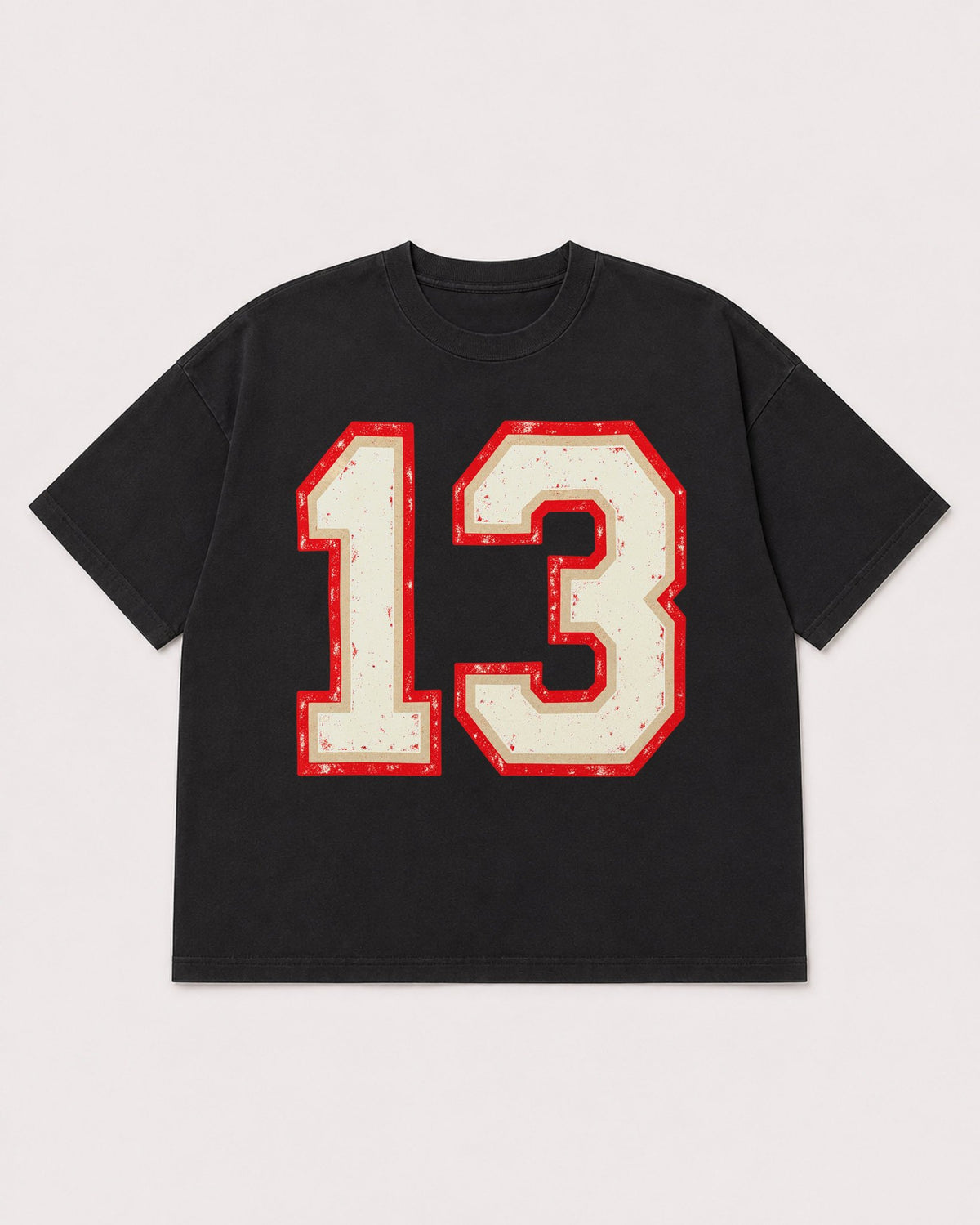 Mockup Boxy Heavyweight Tee Black product
