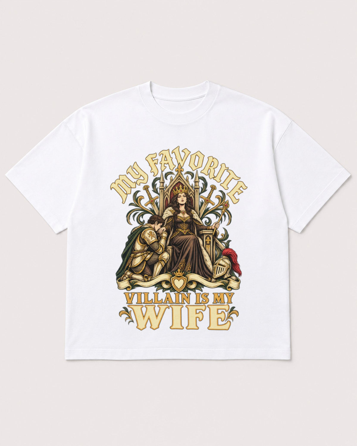 Mockup Boxy Heavyweight Tee White product