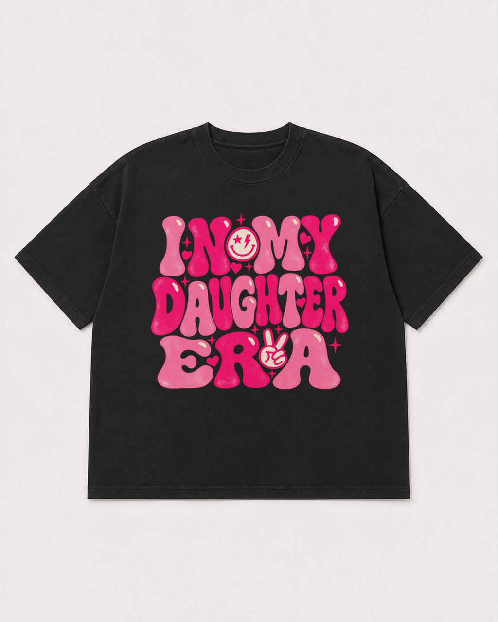 Mockup Boxy Heavyweight Tee Black product