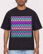 Mockup Boxy Heavyweight Tee Black male close-up 05