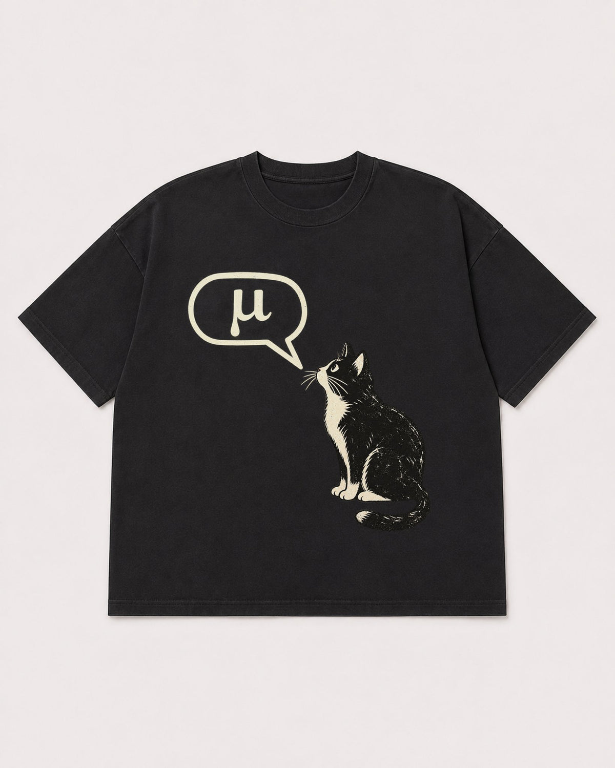 Mockup Boxy Heavyweight Tee Black product