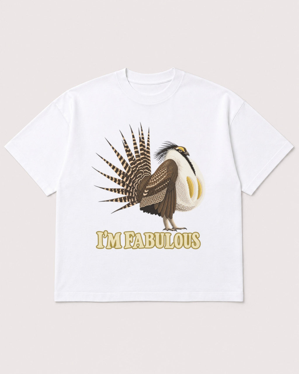 Mockup Boxy Heavyweight Tee White product