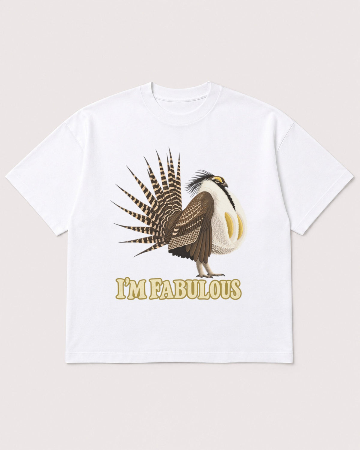 Mockup Boxy Heavyweight Tee White product