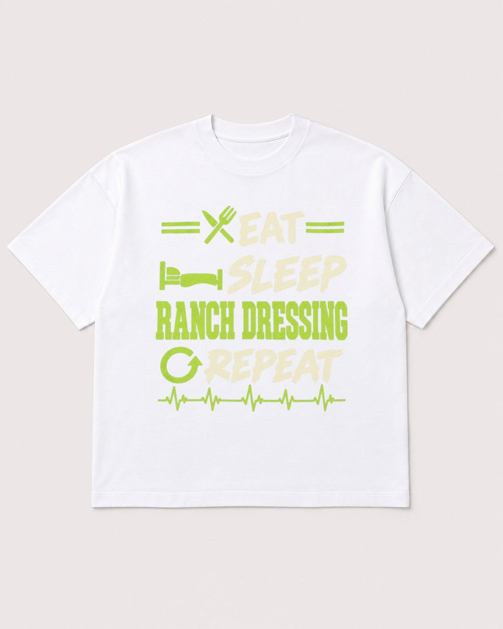 Mockup Boxy Heavyweight Tee White product
