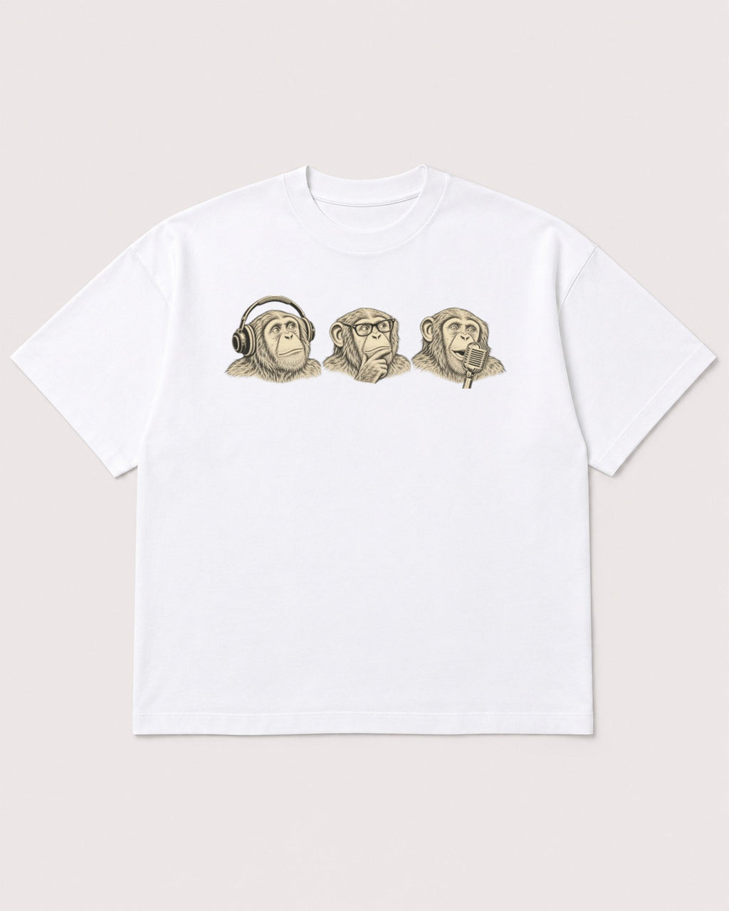 Mockup Boxy Heavyweight Tee White product
