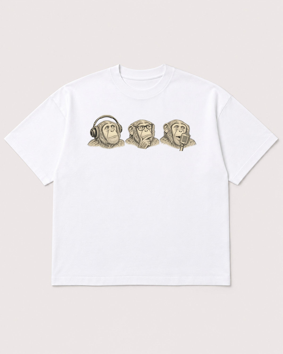 Mockup Boxy Heavyweight Tee White product