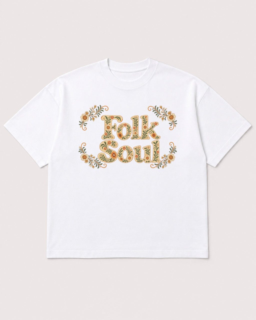 Mockup Boxy Heavyweight Tee White product