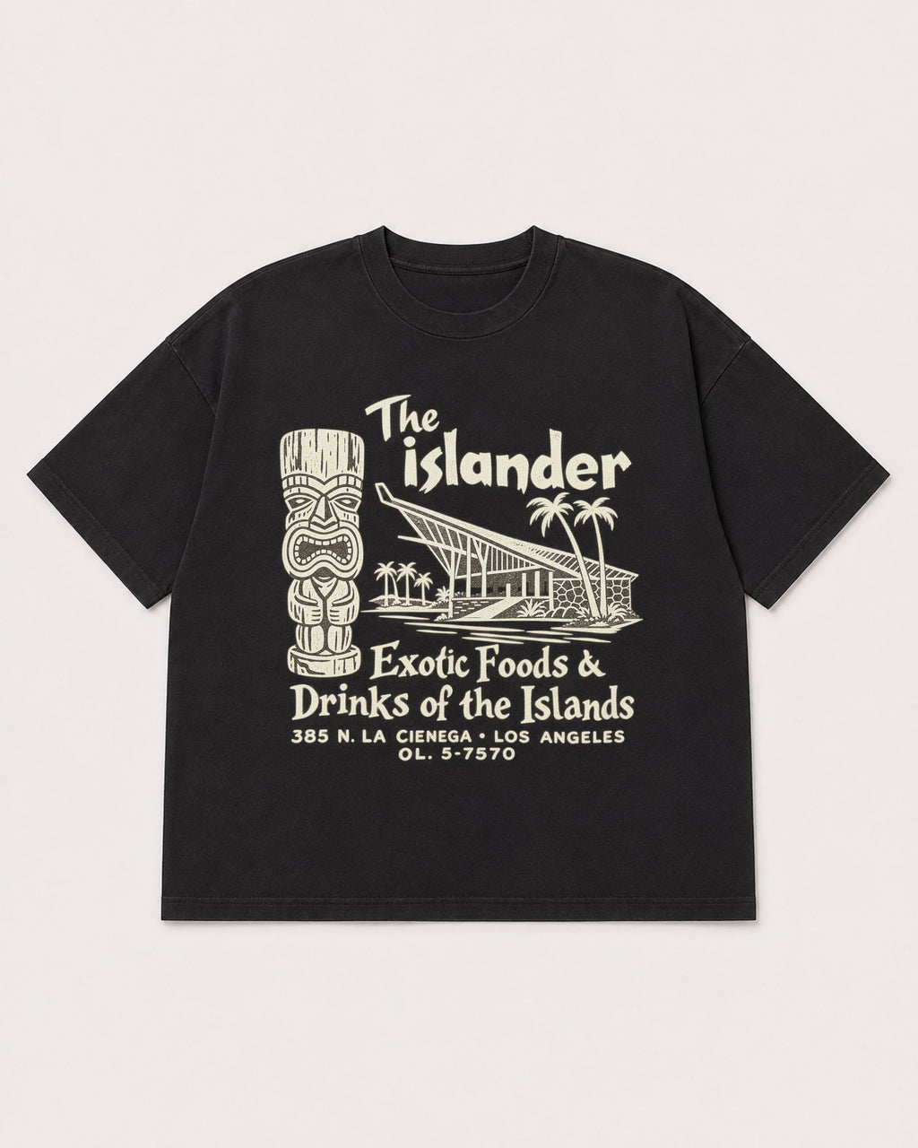 Mockup Boxy Heavyweight Tee Black product