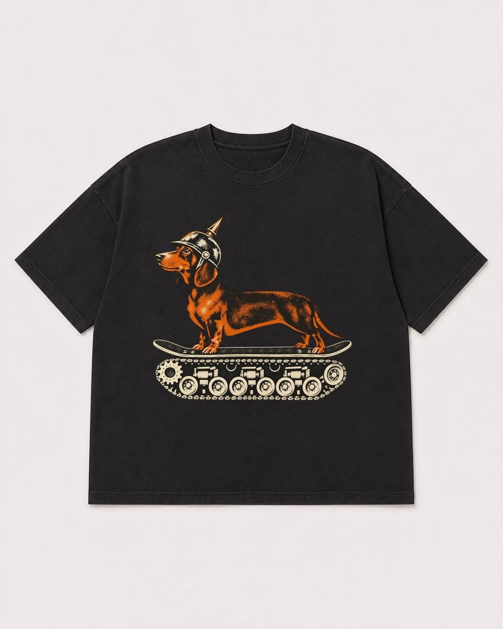 Mockup Boxy Heavyweight Tee Black product