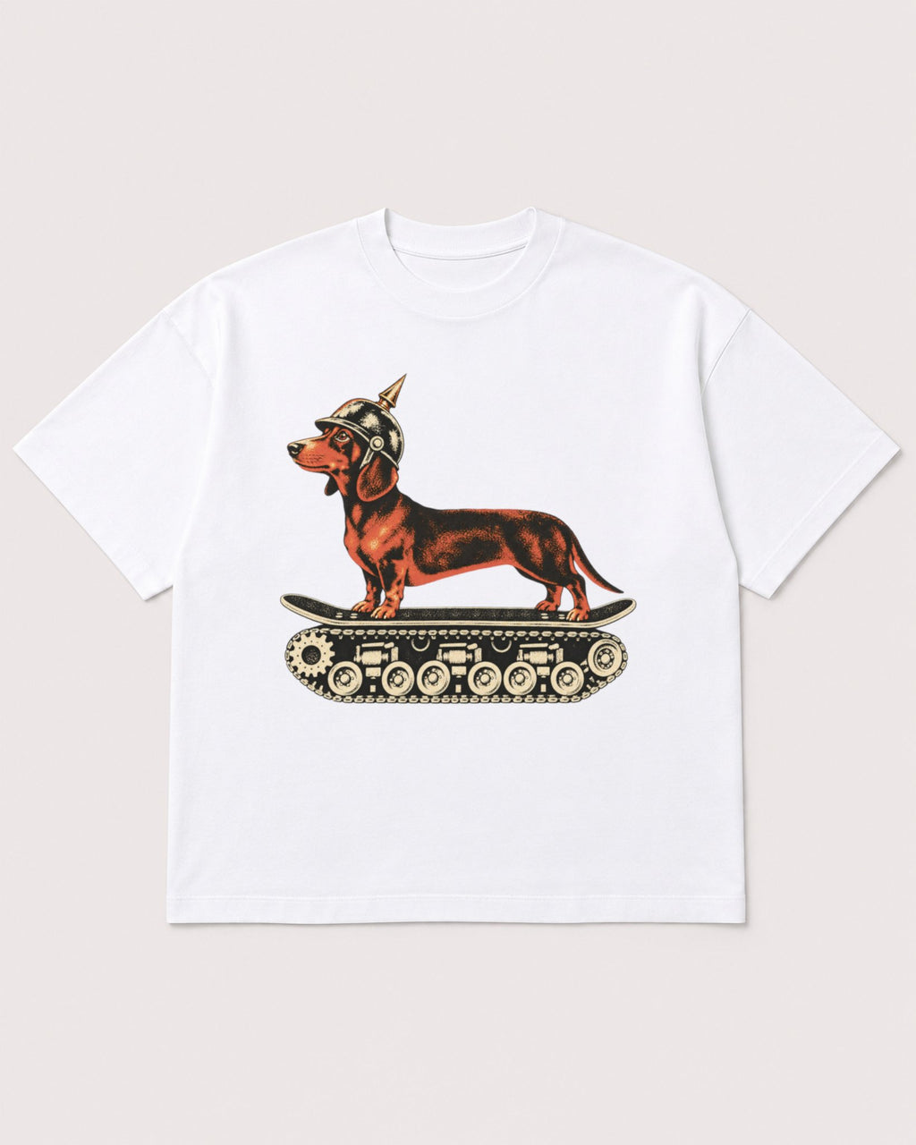 Mockup Boxy Heavyweight Tee White product