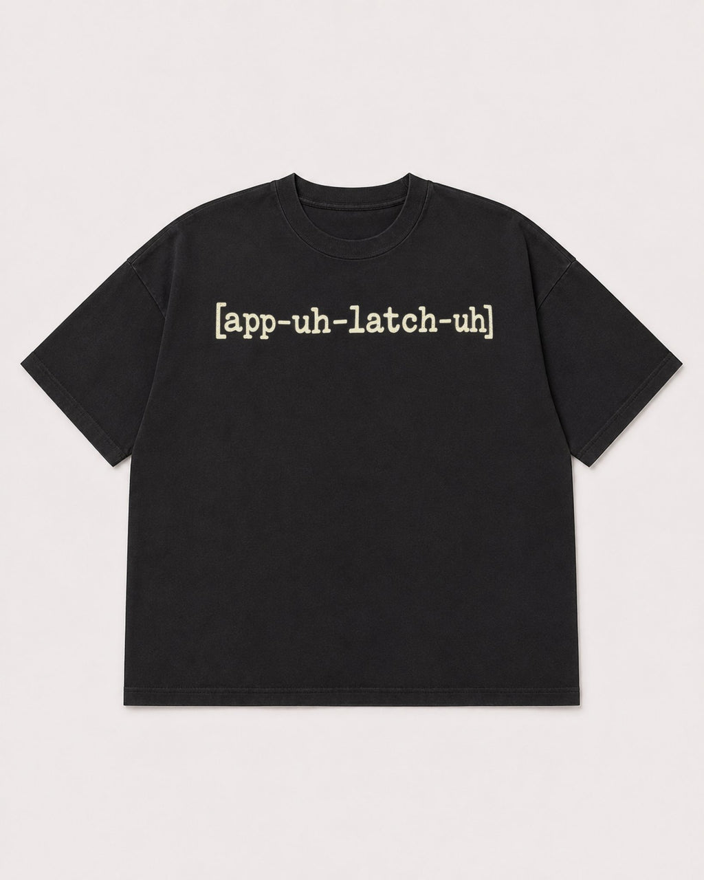 Mockup Boxy Heavyweight Tee Black product