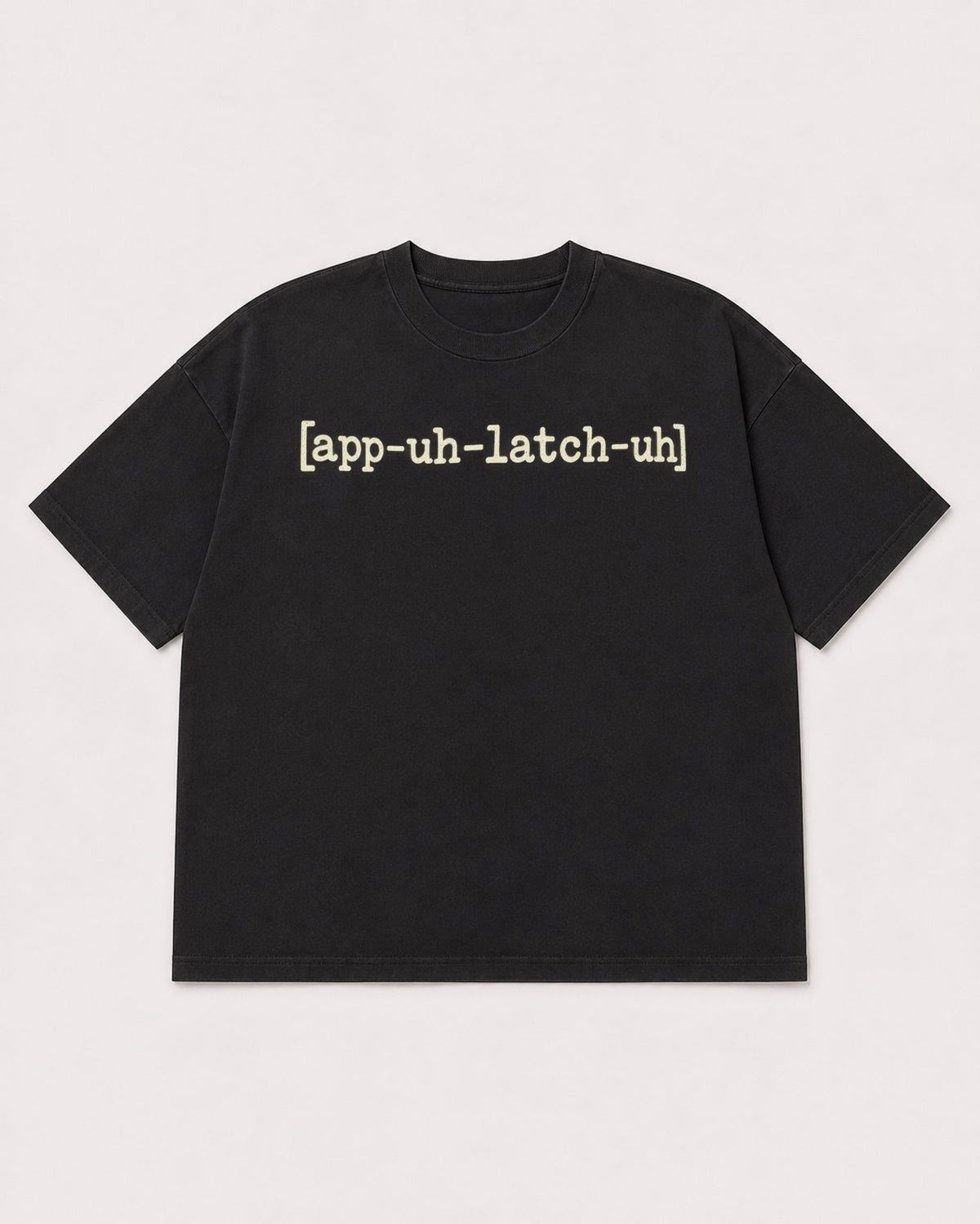 Mockup Boxy Heavyweight Tee Black product