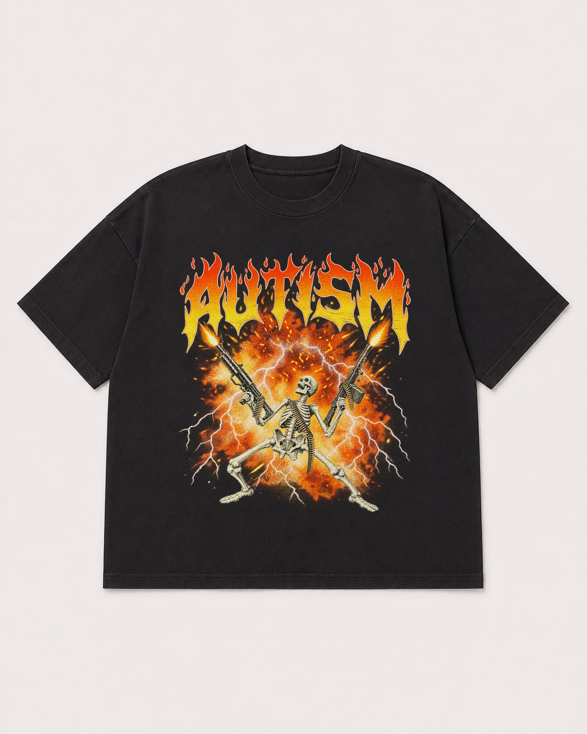 Mockup Boxy Heavyweight Tee Black product