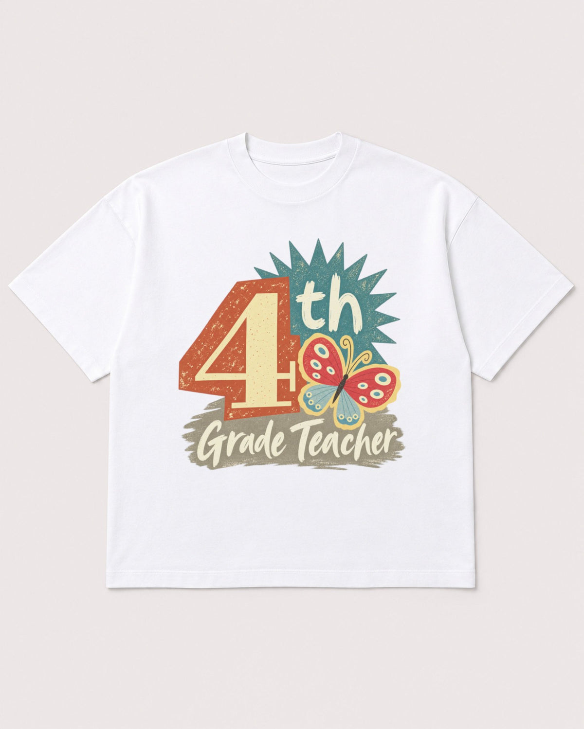 Mockup Boxy Heavyweight Tee White product