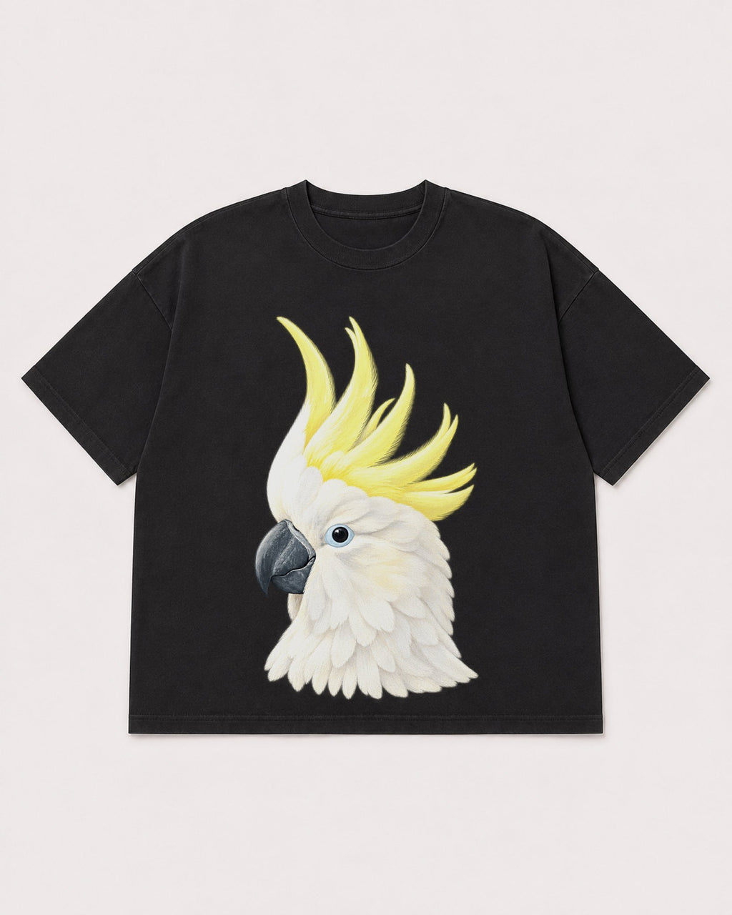 Mockup Boxy Heavyweight Tee Black product