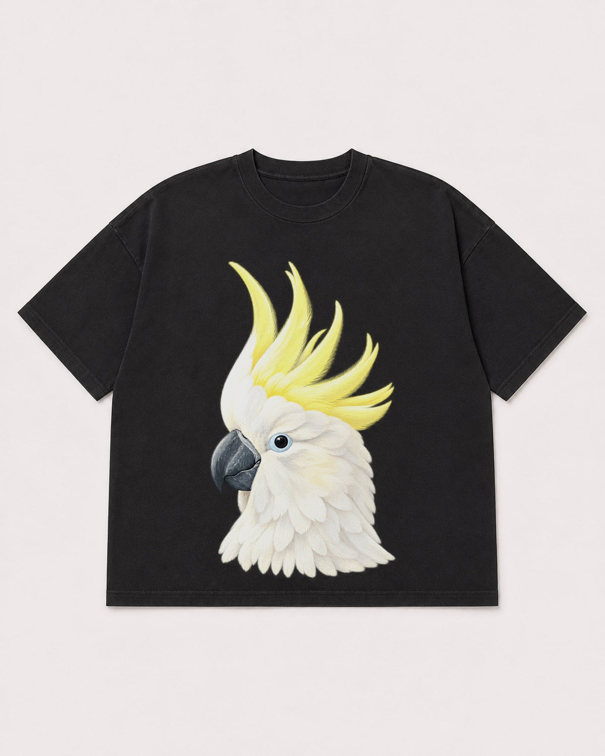 Mockup Boxy Heavyweight Tee Black product