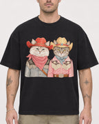 Mockup Boxy Heavyweight Tee Black male close-up 48