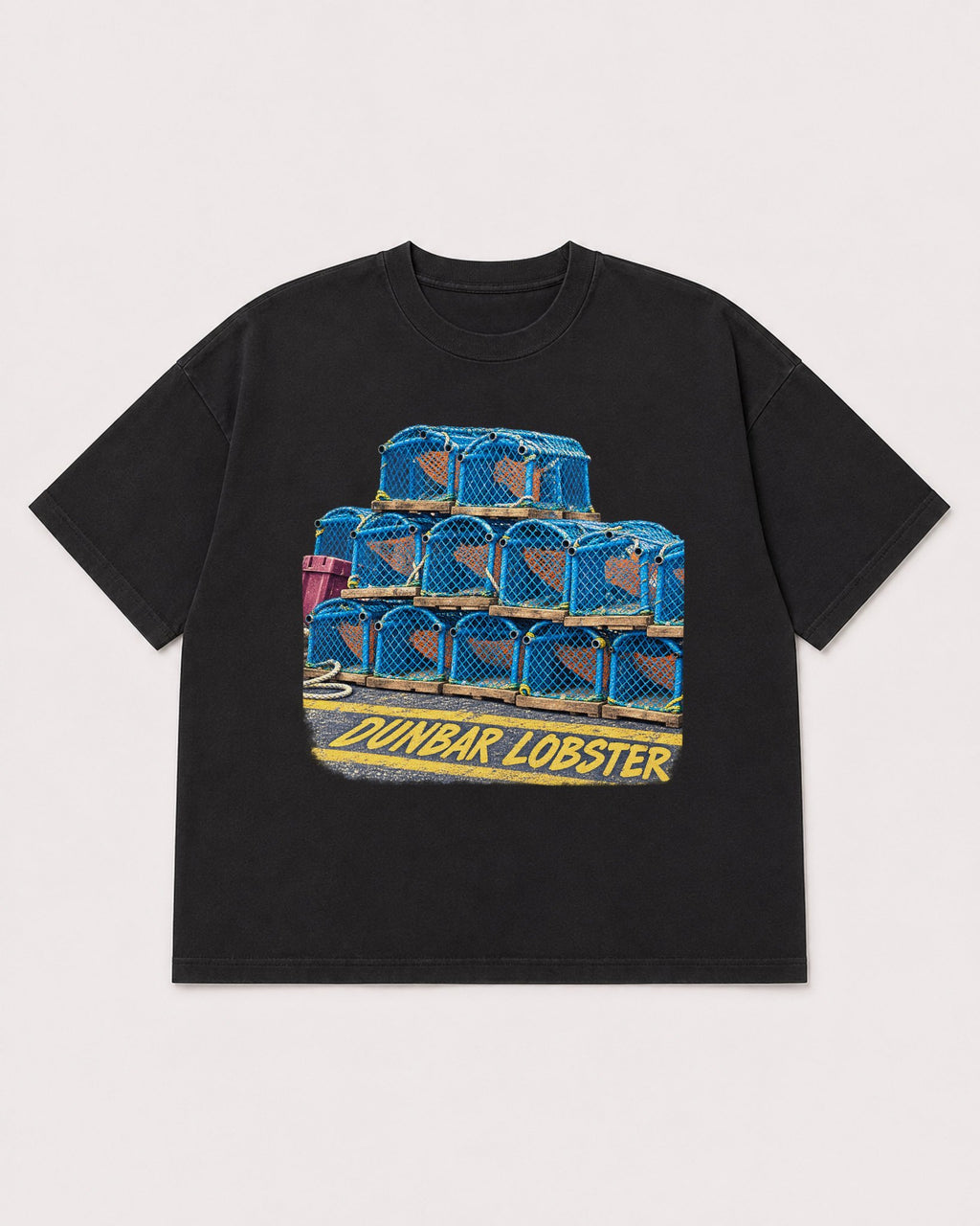 Mockup Boxy Heavyweight Tee Black product