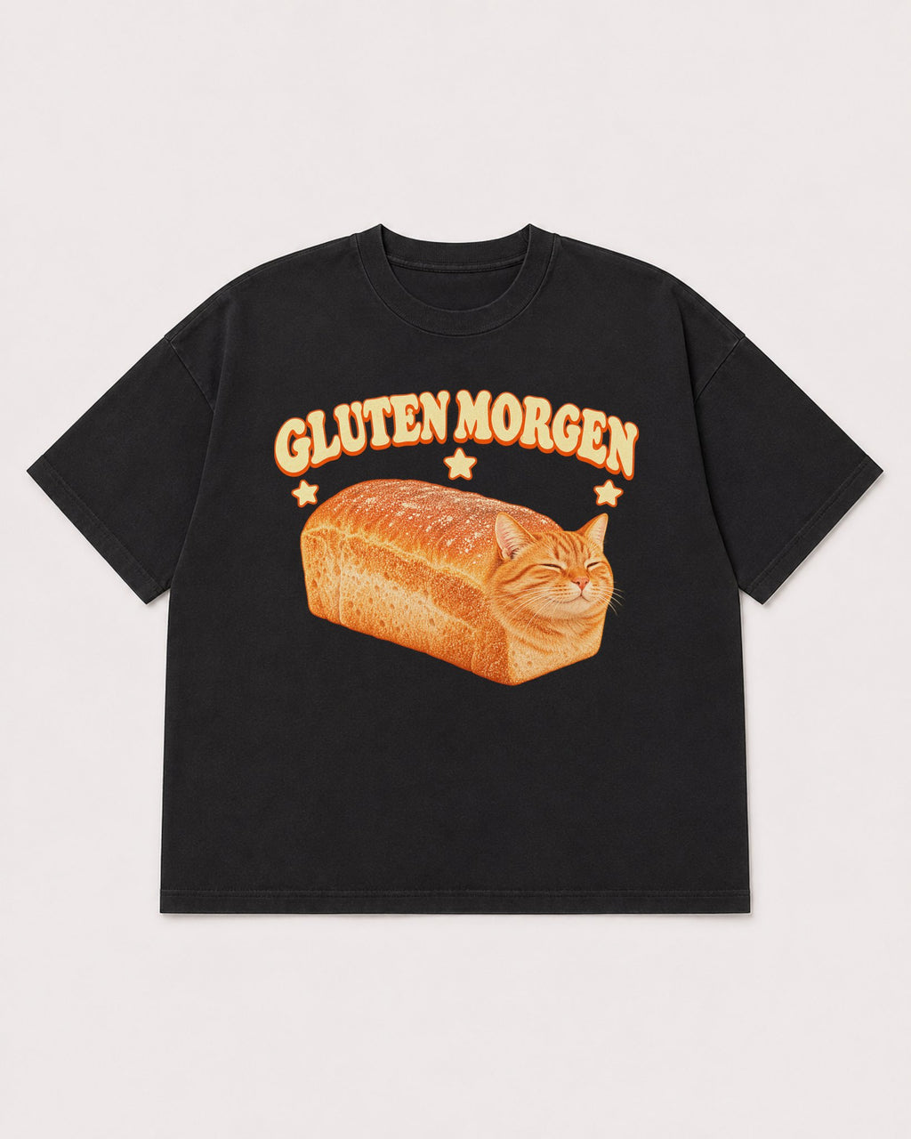 Mockup Boxy Heavyweight Tee Black product