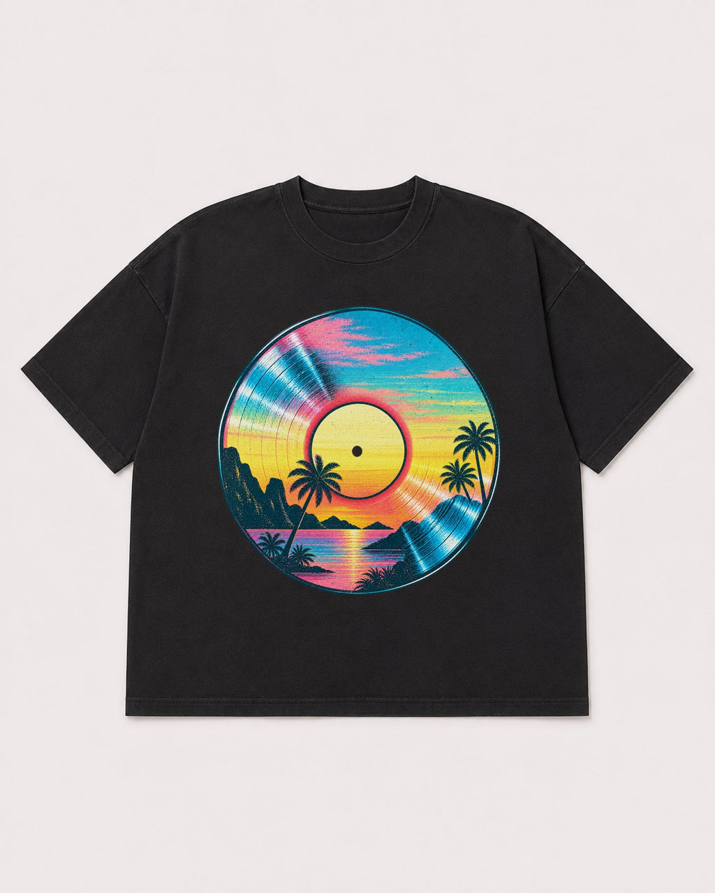 Mockup Boxy Heavyweight Tee Black product